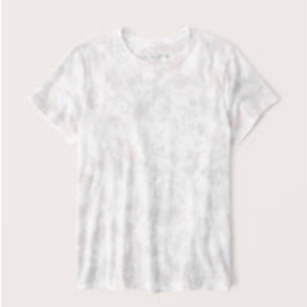 Abercrombie & Fitch White Kids Short-Sleeve Tee